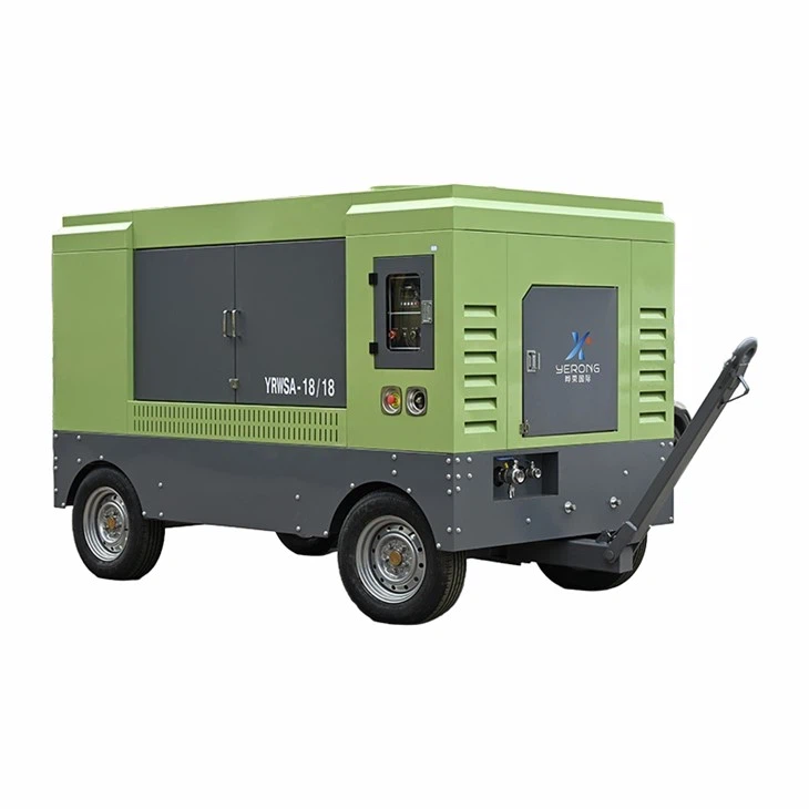 Le compresseur d'air YRWSA24/22 aide les petites plates-formes de forage en Ouganda à développer ...