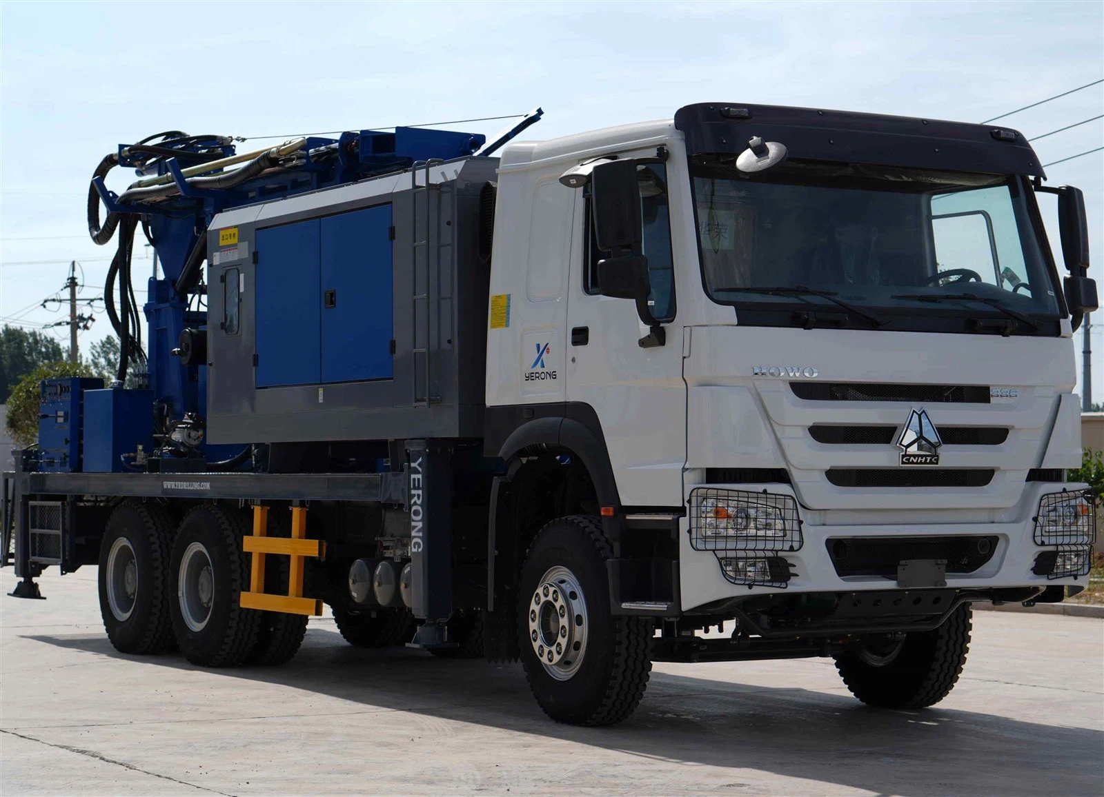 Expérience de projet de forage de bien-être public sur une plate-forme de forage de puits d'eau m...