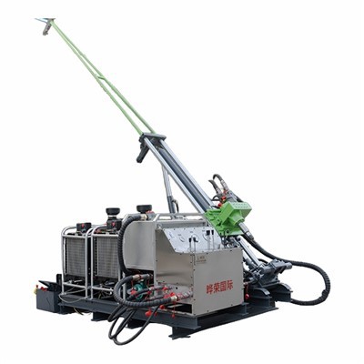 Comment se comporte une foreuse à carottes légère sur les pentes ?